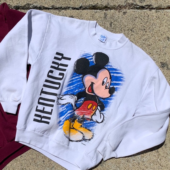 Disney Tops - 80s vintage Mickey Mouse sweatshirt